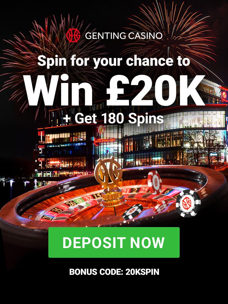 Spin for your chance to Win £20k + Get 150 Spins