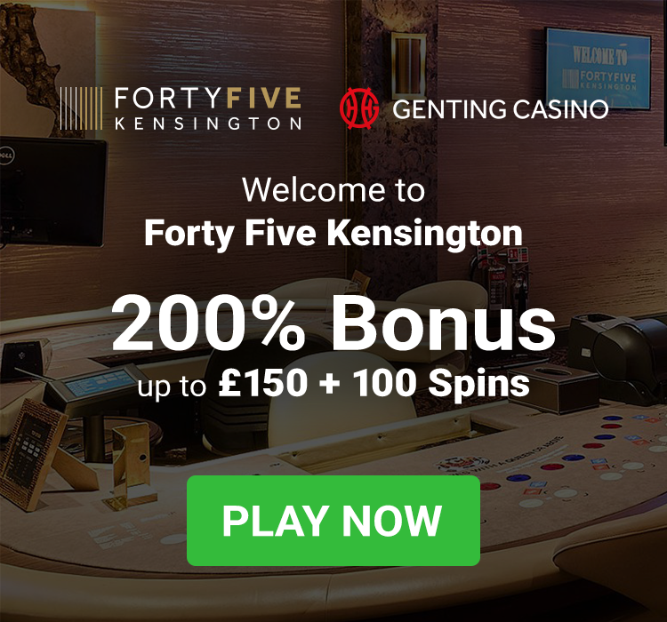 200% Bonus up to £150 + 100 Spins